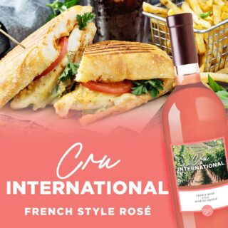 Highlight the essential style of Rosé, a refreshing and elegant choice for warm-weather enjoyment. This Rosé is light-bodied and pink in colour with spiced strawberry and crisp, citrus aromas. The palate features fresh strawberry flavours with a refreshing fruity finish. 

Emphasize its suitability for barbecues, beach outings, and summer soirées. Try pairing with Italian paninis or an Israeli couscous salad.

Find at a retailer near you! 🔗 Link in Bio

#RJSCraftWine #RoséWine #Rosé #FrenchWine #CraftWine #CruInternational #FoodandWine