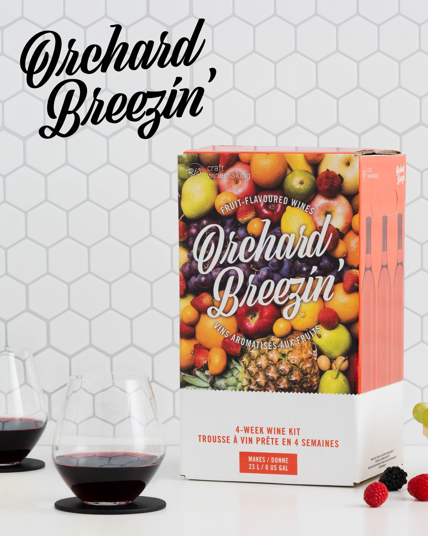 Perfect for Fall and ready to drink in only four weeks, Orchard Breezin’ wines can be enjoyed chilled on their own or mixed with juices, sodas, and liqueurs to create crowd-pleasing cocktails. From strawberry to lime, Orchard Breezin’ offers a wide range of fruit flavours to appeal to every palate. 🍓🍋🟩🥂
Ask your RJS Craft Winemaking retailer to recommend an Orchard Breezin’ wine for you today!
#RJSCraftWine #Winemaking #ProudlyCanadian #SupportLocal #WineKits #FruitWines