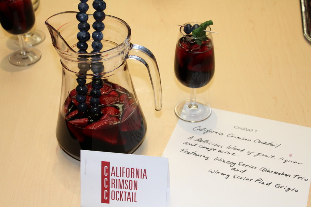 RJS Craft winemaking cocktail party entry "California Crimson Cocktail"