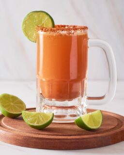 Get fancy with your beer this summer with this Michelada beer cocktail! 🍺🌶️😎

INGREDIENTS
355 mL Coopers Mexican Cerveza Beer
Ice cubes
1/4 cup Clamato juice
2 tbsp Worcestershire sauce
2 tbsp lime juice
2 tbsp brine from jarred hot peppers (your choice)
1 tbsp hot sauce (or to taste)

GARNISH
Lime wedges
2-1/4 tsp Tajín seasoning, divided

DIRECTIONS
1. Use lime wedge to rim 2 medium glasses. Add 2 tsp of Tajin seasoning onto a plate and coat the lime rimmed glasses.
2. Add Ice to both glasses and set aside.
3. In a shaker, fill halfway with ice then add Clamato, Worcestershire sauce, lime juice, Hot pepper brine, hot sauce and remaining Tajín.
4. Shake until well blended and chilled
5. Once blended and chilled add your Coopers Mexican Cerveza Beer and gently stir together.
6. Strain mixture into glasses and garnish with lime wedge and the hot pepper of your choosing

#CocktailoftheMonth #MexicanBeer #BeerCocktail #CocktailLovers #SummerCocktail #PaitoSeason #CraftWine #MexicanCocktail #CoopersBeer #CocktailRecipe #Michelada