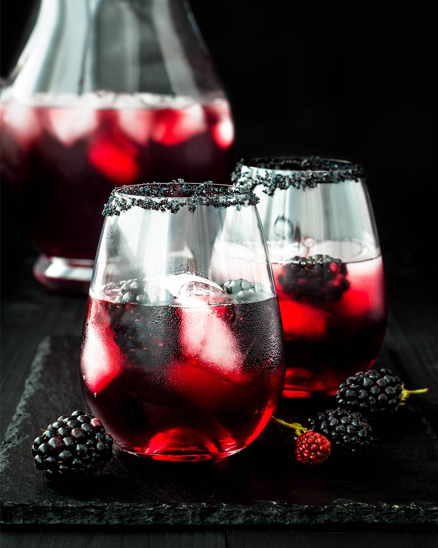 Do you dare try this Witches Brew Sangria?! 🧙🍷

INGREDIENTS
1 bottle of RJS Cru Select France Style Merlot
1/2 cup tart cherry juice
1/2 cup pomegranate juice
1/2 cup orange juice
24 ounces ginger beer
dry ice (for ambience not necessary)

GLASS GARNISH 
Fruit of your choice, we recommend pitted cherries, raspberries, blackberries, and orange slices
Black sugar rimmer (you can buy or make yourself)

DIRECTIONS
1. Combine all ingredients into your favourite cauldron (punch bowl/large pitcher etc.)
2. Stir well and add in fresh fruit. Set aside.
3. In a small bowl or plate, pour your sugar. Add a small drop of black food colouring to sugar and mix well.
4. Wet rim of glasses, dip and spin glasses till rim is coated.
5. Fill glasses with your brew and enjoy!🥂

#CocktailoftheMonth #FrenchWine #WineCocktail #CocktailLovers #FallCocktail #HalloweenCocktail #CraftWine #Sangria #RedWine #RedWineCocktail