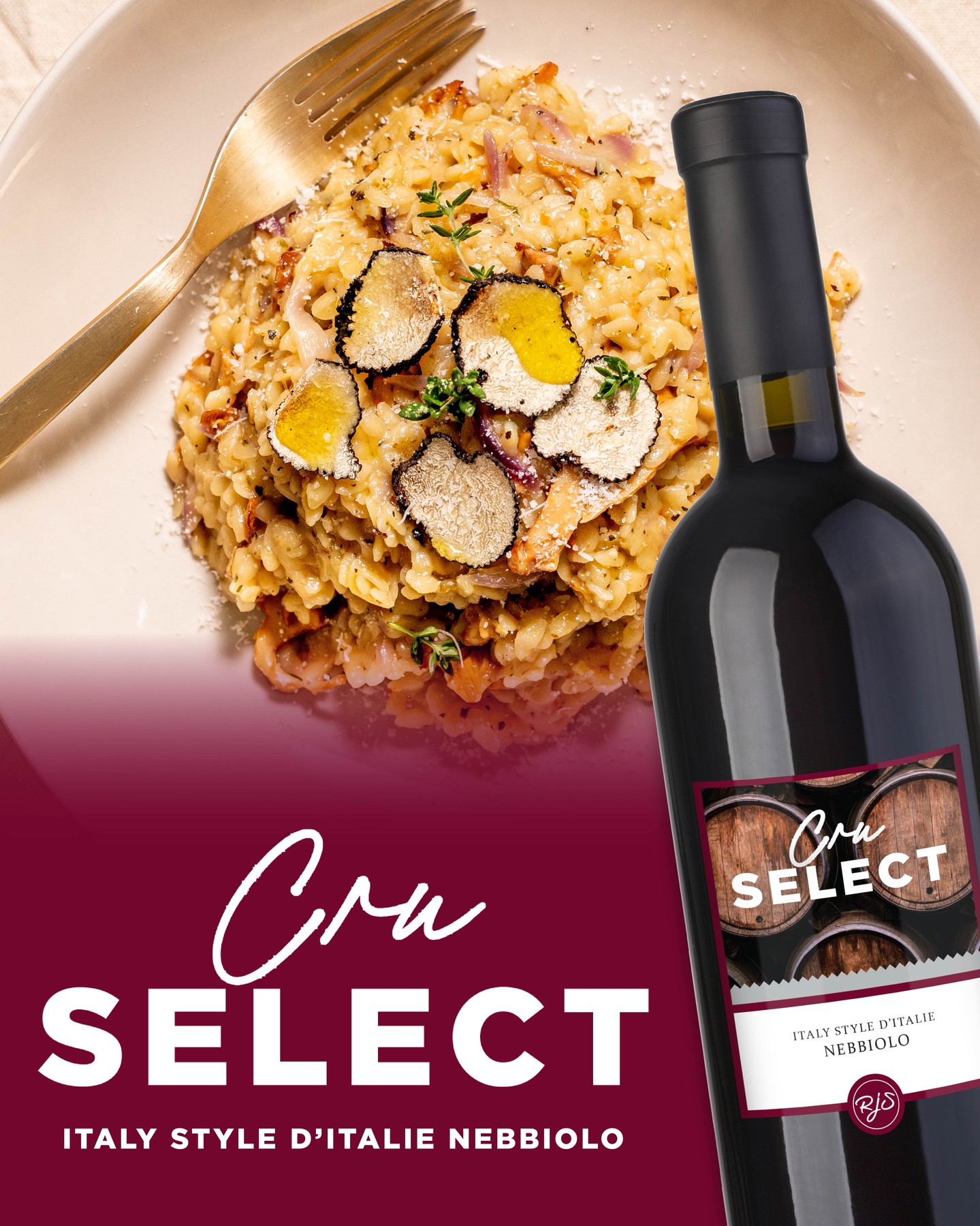 Made from the prized Nebbiolo grape, this wine features flavours of violet, cherries, and cocoa. Undertones of toasted oak, dark fruit and firm acidity dominate the long finish. 🍷🍒🍫

Try pairing with braised beef, truffle risotto, or mushroom and ricotta tart. 

Find it at a retailer near you today! 🔗Link in Bio

#RJSCraftWine #Winemaking #RedWine #ItalianWine #FoodandWine #WinePairings #ProudlyCanadian #SupportLocal