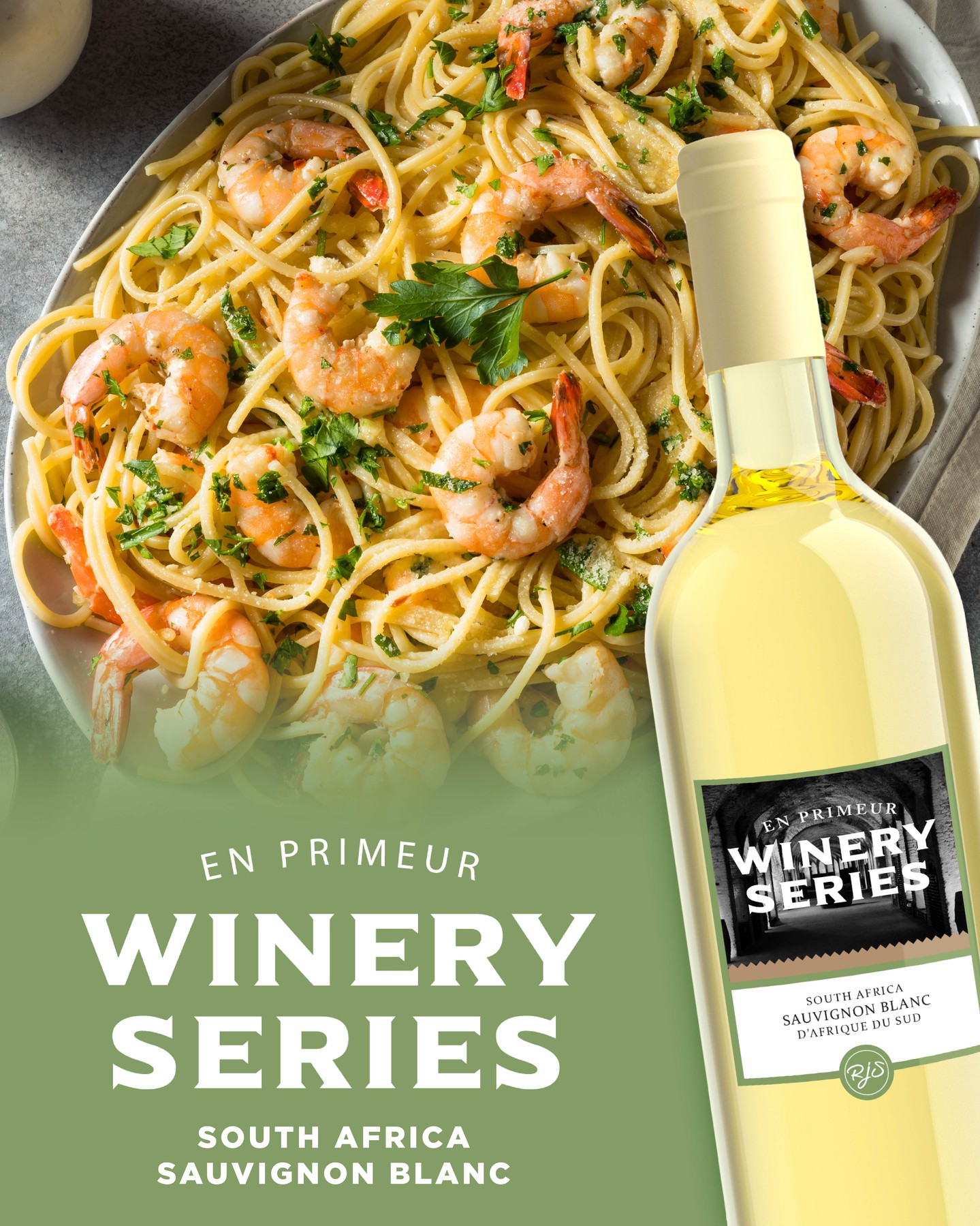 Opens with citrus, floral, and pear notes. Hints of
citrus and green apple on the finish. The palate is elevated with a perfect harmony of fruit and crisp acidity. 🍐🍏
Try pairing with a Spring seafood garlic pasta, or
Burrata with peaches and balsamic!🍝🍑
Find it at a retailer near you today! 🔗Link in Bio
#RJSCraftWine #WhiteWine #Winemaking #CraftWine #FoodandDrink #WinePairings #ProudlyCanadian #SupportLocal